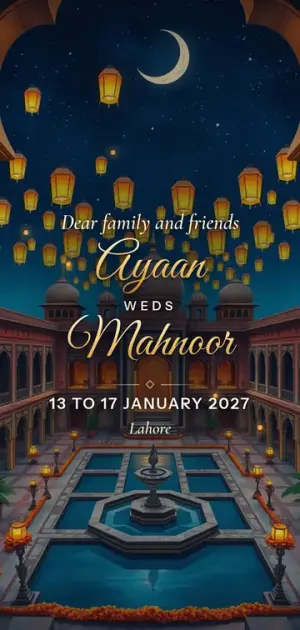Inside the Haveli invitation